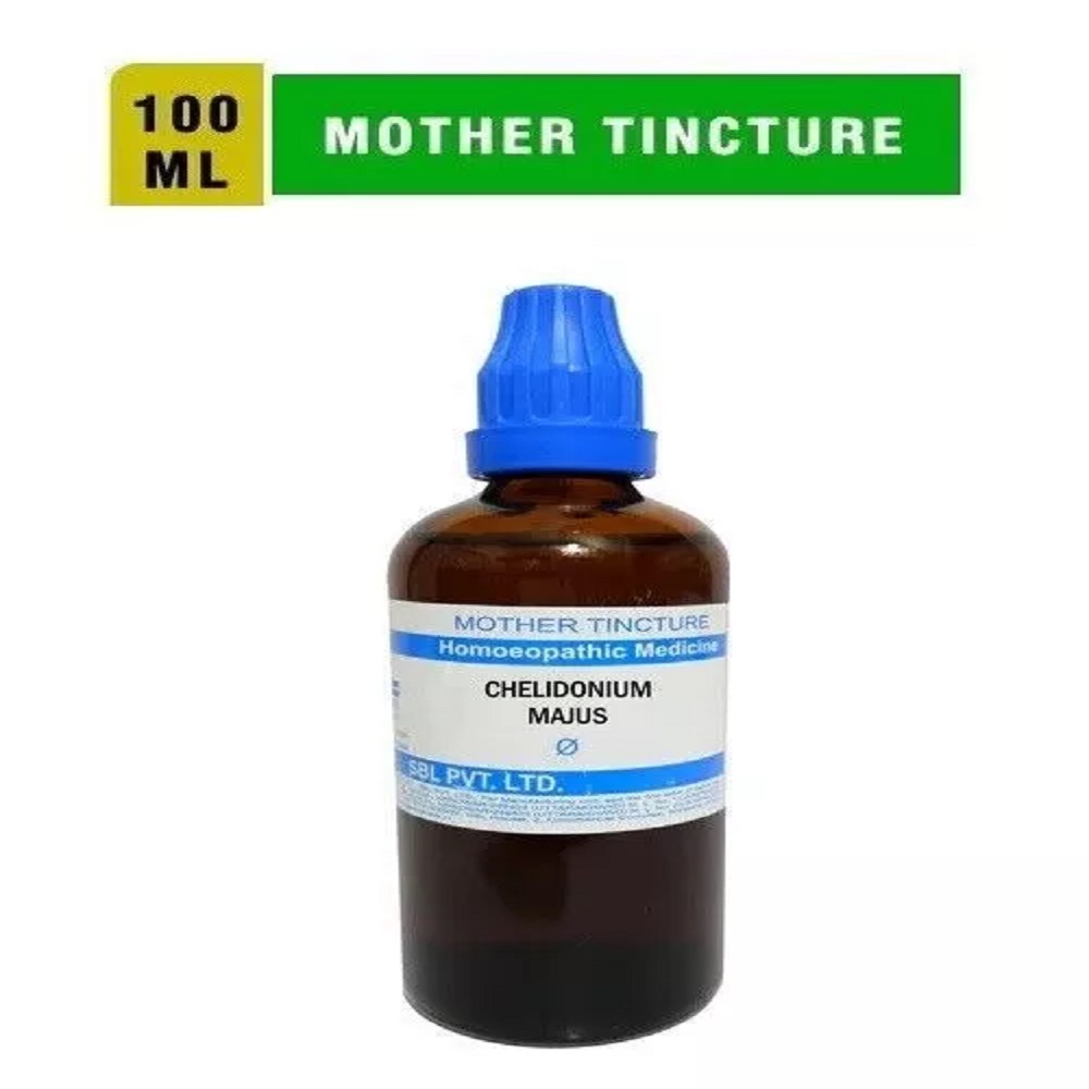 SBL Homeopathic Chelidonium Majus Mother Tincture Q (100ml) SBL Homeopathic Chelidonium Majus Mother Tincture Q (100ml) - Image 1
