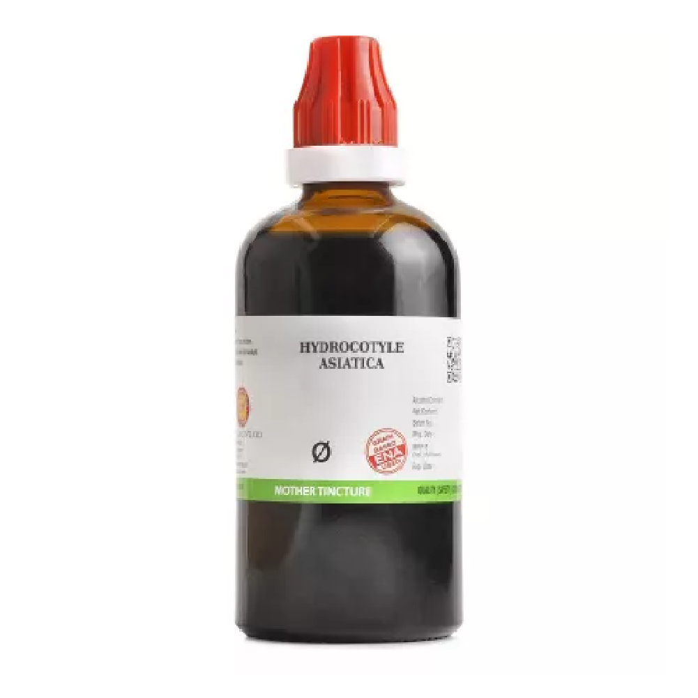 BJain-Hydrocotyle-Asiatica-1X-Q-100ml.png BJain Hydrocotyle Asiatica 1X (Q) Mother Tincture (100ml) For swelling, Acne - Image 1