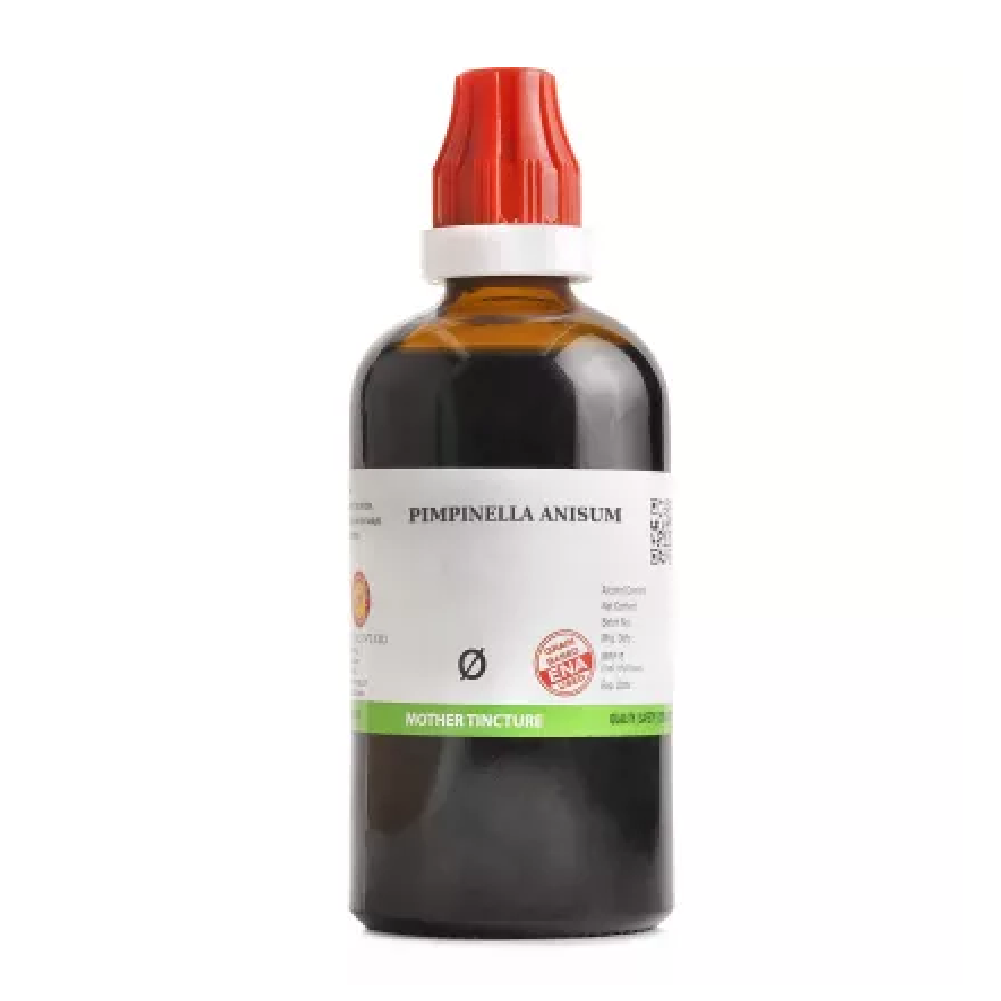 BJain-Pimpinella-Anisum-1X-Q-100ml.png BJain Pimpinella Anisum 1X (Q) Mother Tincture (100ml) For Muscle Pain, Indigestion - Image 1