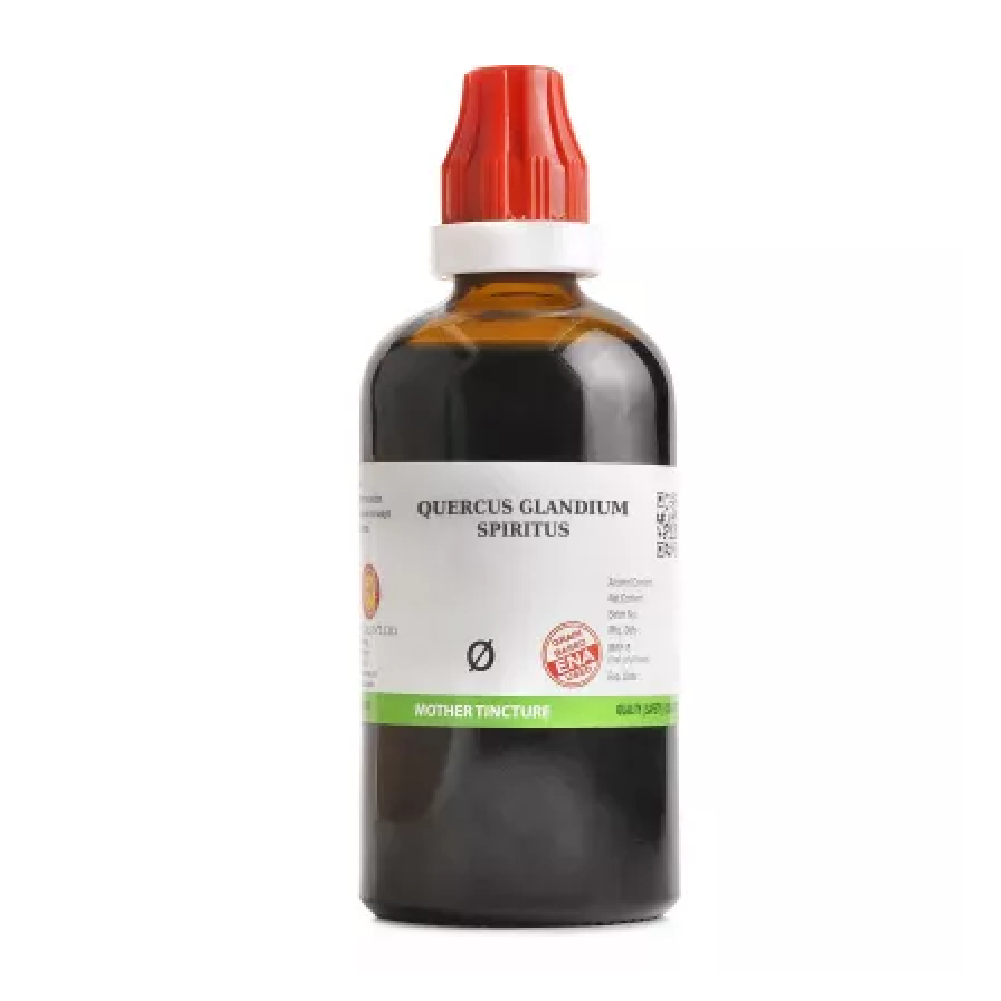 BJain-Quercus-Glandium-Spiritus-1X-Q-100ml.png BJain Quercus Glandium Spiritus 1X (Q) Mother Tincture (100ml) For Swelling - Image 1
