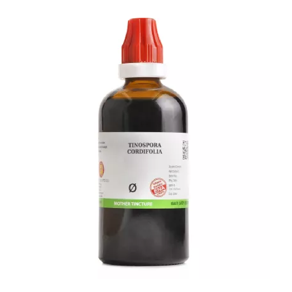 BJain-Tinospora-Cordifolia-1X-Q-100ml.png BJain Tinospora Cordifolia 1X (Q) Mother Tincture (100ml) For Arthritis, Allergic Rhinitis - Image 1