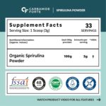 Carbamide Forte 100% Organic Spirulina Powder | Spirulina | Spirulina Powder Organic - 100g - Image 2