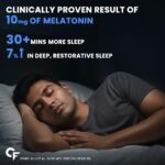 Carbamide Forte Melatonin 10 mg Pills | Sleep Supplement for Better Sleep | Melatonin Tablet for Restful Deep Sleep - 100 Veg Tablets - Image 4