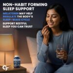 Carbamide Forte Melatonin 10 mg Pills | Sleep Supplement for Better Sleep | Melatonin Tablet for Restful Deep Sleep - 100 Veg Tablets - Image 6