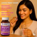 Carbamide Forte Melatonin 3mg with Tagara 75mg Sleeping Aid Pills – 90 Tablets - Image 8