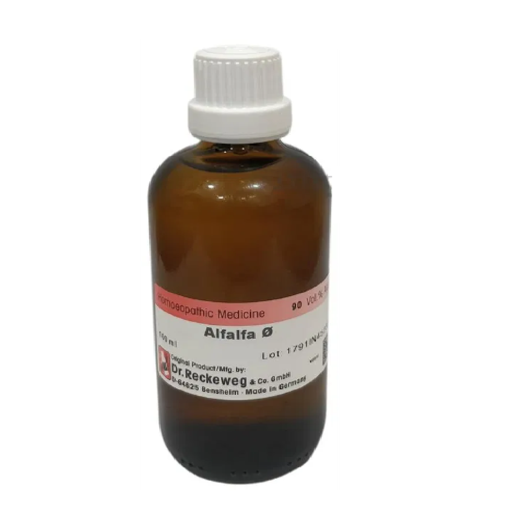 Dr.-Reckeweg-Alfalfa-Mother-Tincture-Q.png Dr. Reckeweg Alfalfa Mother Tincture Q (100 ML) For Blood Sugar Levels - Image 1