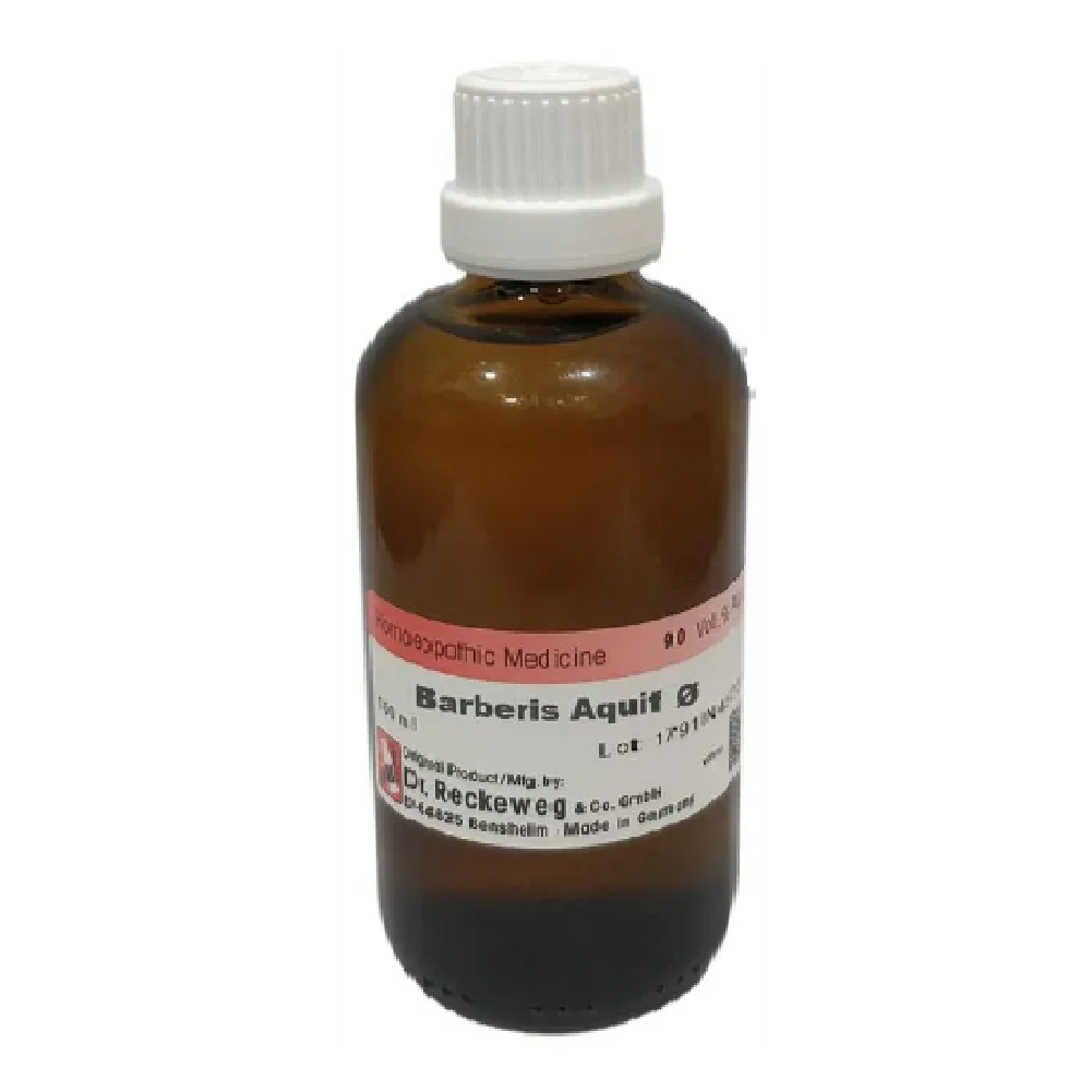 Dr.-Reckeweg-Berberis-Aquif-Mother-Tincture-Q.png Dr. Reckeweg Berberis Aquif Mother Tincture Q (100 ML) For Headache, Nausea - Image 1