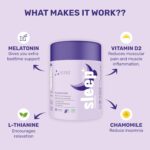Mypro Sport Nutrition Melatonin Sleep Gummies | No Side Effect With Chamomile,Tart Cherry & Vitamin D2 | Promotes Deep Sleep | Calms Brain & Relaxes Nerves | Wake Up Fresh & Energetic - 30 Gummies