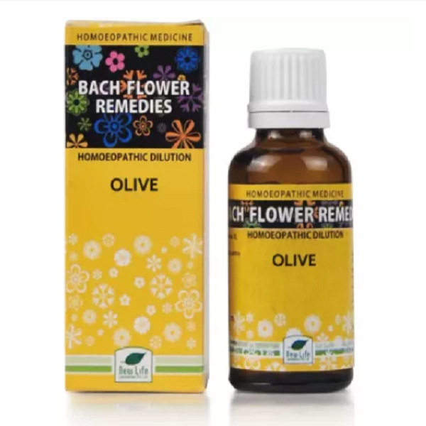 New-Life-Bach-Flower-Olive-30ml.png New Life Bach Flower Olive (30ml) For excessive fatigue and exhaustion, rejuvenating lost energy - Image 1