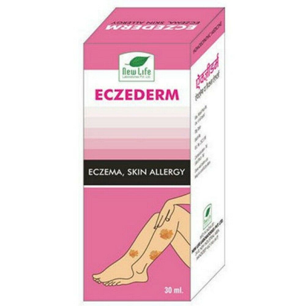 New-Life-Homoeopathic-Eczederm-Drops-30ml.jpg New Life Homoeopathic Eczederm Drops 30ml for Itching Rash - Image 1