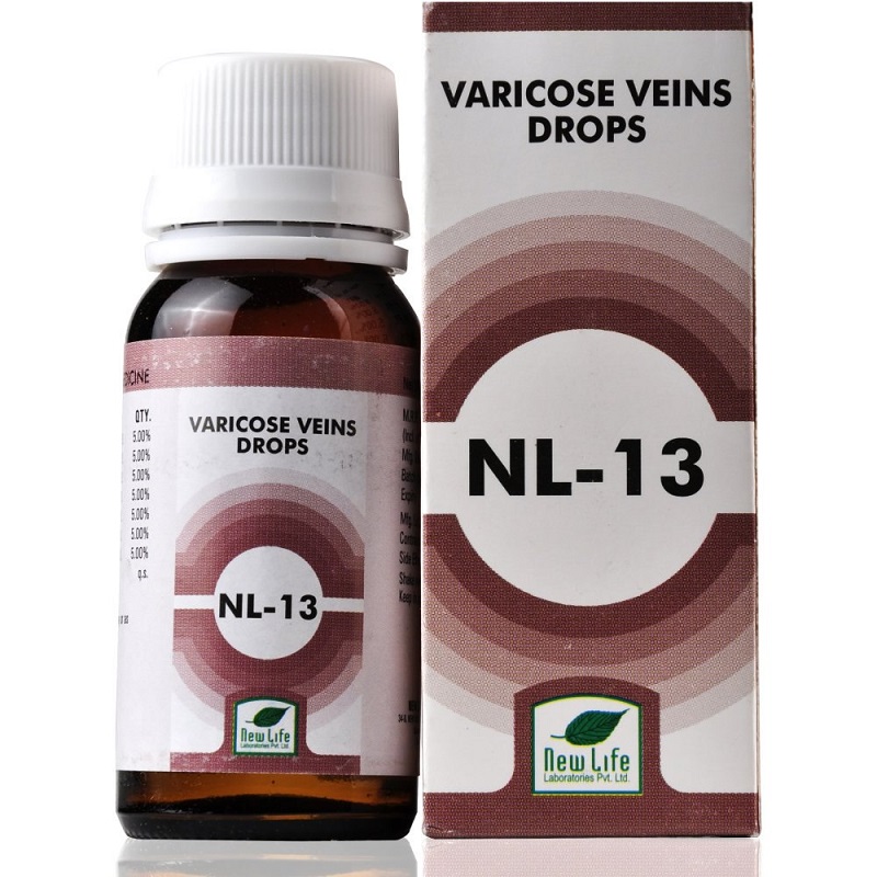 New-Life-NL-13.jpg New Life NL-13 (Varicose Veins Drops) (30ml) For Inflammation, Swelling, Heaviness and Pain of Veins in the Legs - Image 1