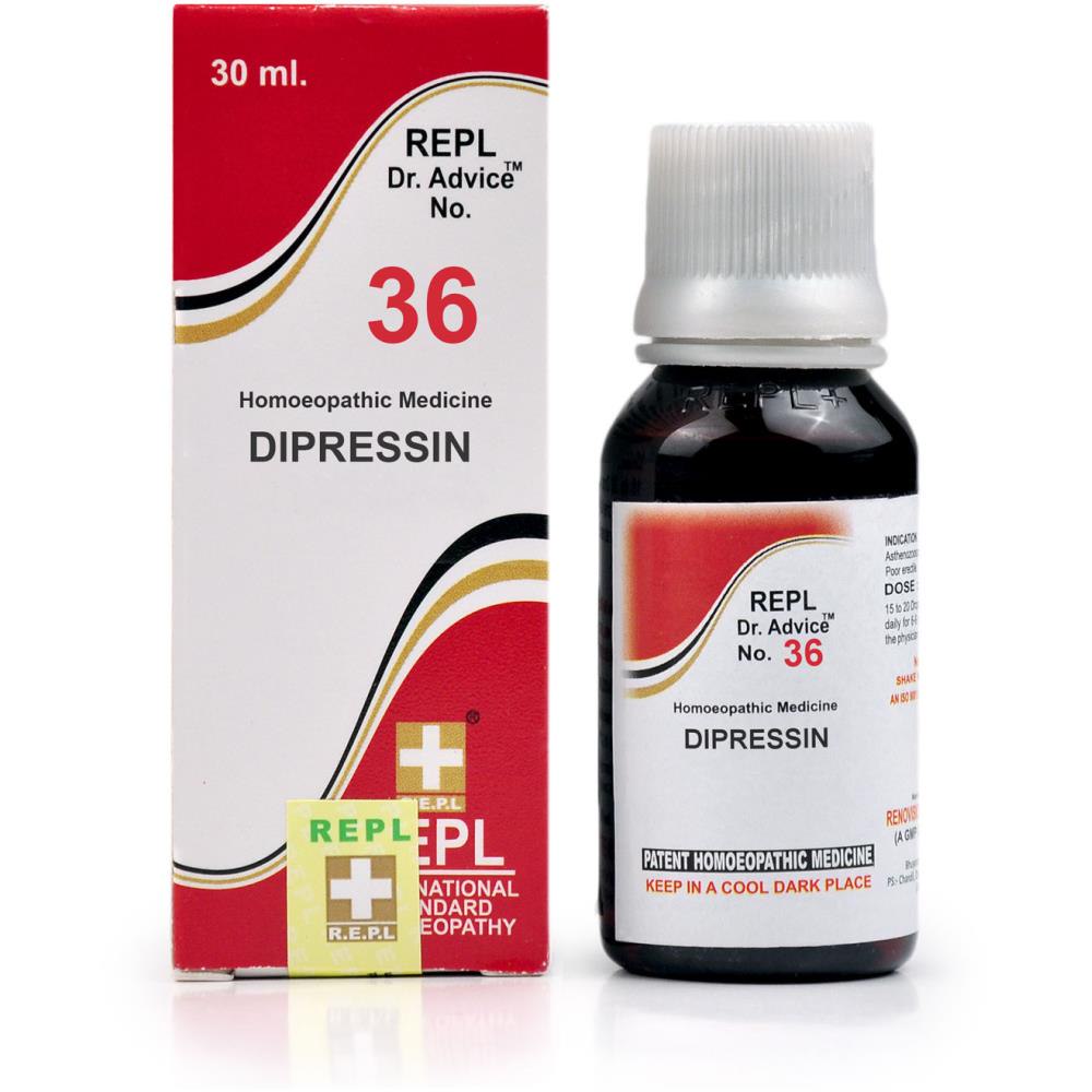 REPL-Dr.-Advice-No-36.jpg REPL Dr. Advice No 36 (Dipressin) (30ml) For Depression, Relieves Anxiety, Emotional Disturbances, Sleeplessness and Stress - Image 1
