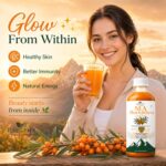 Rahulife Naturals Sea Buckthorn Juice 500ml | Himalayan Sourced | Rich in Omega 3, 6, 7 & 9 | High Omega-7 Formula | No Added Sugar | Supports Skin Glow, Immunity, Heart Health & Digestion - Image 4