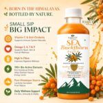 Rahulife Naturals Sea Buckthorn Juice 500ml | Himalayan Sourced | Rich in Omega 3, 6, 7 & 9 | High Omega-7 Formula | No Added Sugar | Supports Skin Glow, Immunity, Heart Health & Digestion - Image 6