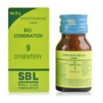 SBL Homeopathic Bio Combination 9 ( BC 9) Tablets for Dysentery 25gm for Piles swelling