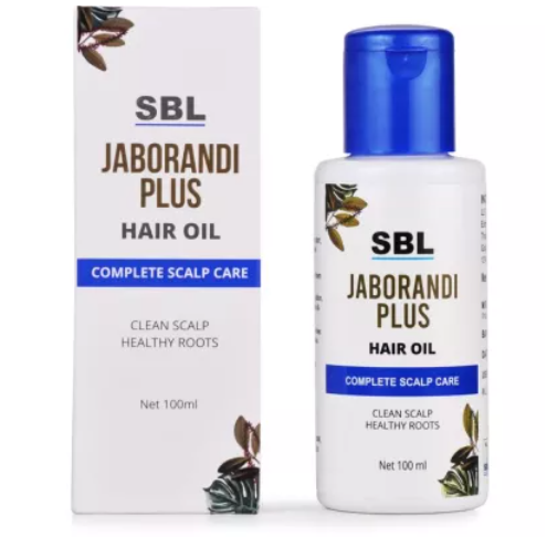 SBL-Jaborandi-Plus-Hair-Oil-Complete-Scalp-Care-100ml.1.png SBL Jaborandi Plus Homeopathy Hair Oil - 100ml for Hair Fall Dandruff - Image 1