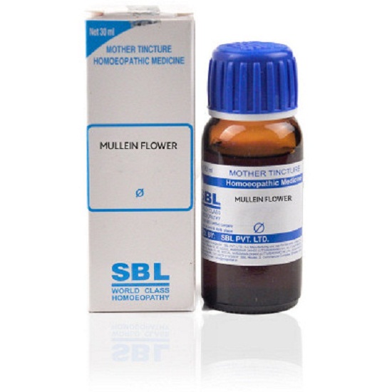 SBL-Mullein-Flower-Mother-Tincture-1X-Q-30ml.jpg SBL Mullein Flower Mother Tincture 1X (Q) (30ml) for piles cough joints pain - Image 1