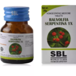 SBL Rauvolfia Serpentina Tablets (25gm) for Blood Pressure headache