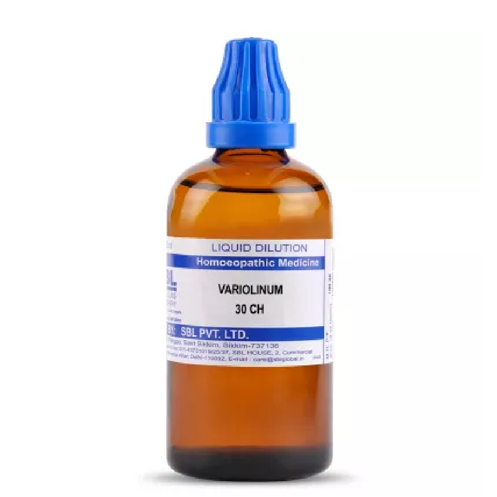 SBL-Variolinum-30-CH-100ml.png SBL Homeopathy Variolinum Dilution (30 ML / 100 ML) For Eczema, Neuralgic Pains - Image 1