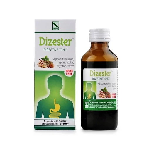 Schwabe-DIZESTER-Syrup.jpg Dr Willmar Schwabe India Homoeopathic Dizester Syrup (100ml) for Indigestion Acidity Gas - Image 1
