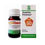 Dr Willmar Schwabe India Homoeopathic Graphites Pentarkan (20gm) Tablets (Ptk. 50) for Dry Skin Rash itching eczema