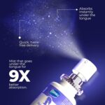 Vitonnix Melatonin 2mg Sleep Spray | Under the Tongue Sublingual Technology | Supports Deep Sleep & Stress Relief | Fast Absorbing, Non-Addictive & Safe | Sleeping Spray | 12ml - Image 4