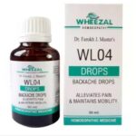 Wheezal Homeopathic WL04 Backache Drop - 30ml for Sciatica Back & Knee Pain