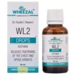 Wheezal Homeopathic WL2 Asthma Drop - 30ml for Cough Bronchitis Asthma