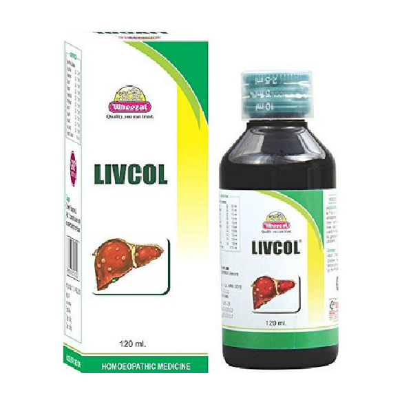 Wheezal-Livcol-Syrup-120ml.png Wheezal Homeopathic Livcol Syrup 120ml for liver care vomiting Indigestion Acidity Gas - Image 1