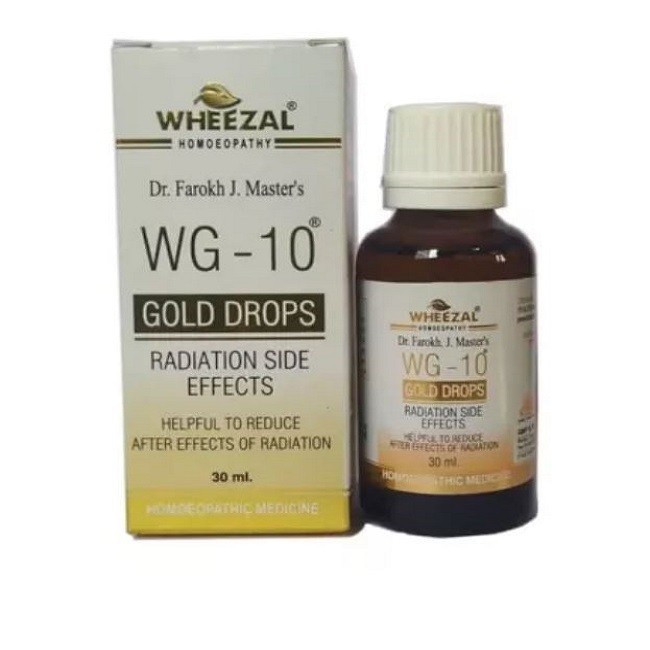 Wheezal-WG-10-Gold-Drops-Radiation-Side-Effects-30ml.jpg Wheezal WG 10 Gold Drops Radiation Side Effects (30ml) for nausea ,headaches - Image 1