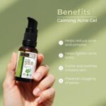Indus Valley Calming Acne Gel with Seaweed Extract & Tea Tree Oil for Pimples, Soothes, Clarifies, and Refreshes Skin Naturally – 30ml - Image 2