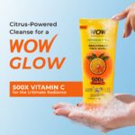 WOW Skin Science Japanese Yuzu + Vitamin C with Ceramide Brightening Face Wash | 500x Vitamin C | For Strengthened Glowing Skin | Paraben-Free Gentle Cleanser with Orange Peel & Camu Camu | 100ml - Image 2