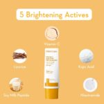 WishCare Vitamin C Pure Glow Milk Sunscreen with SPF 50 PA++++ In-Vivo Tested | Glowing Skin with Broad Spectrum Protection | Ultra Lightweight, Oil Free & No White Cast | For All Skin Types | 50ml - Image 4