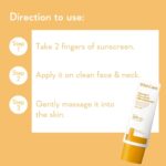 WishCare Vitamin C Pure Glow Milk Sunscreen with SPF 50 PA++++ In-Vivo Tested | Glowing Skin with Broad Spectrum Protection | Ultra Lightweight, Oil Free & No White Cast | For All Skin Types | 50ml - Image 5